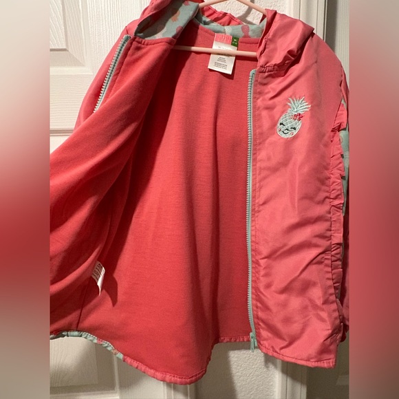 Lily & Dan girls size 7-8 rain jacket. Used but in excellent condition! - Picture 4 of 8